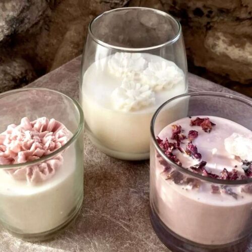 Curso de Velas de cera de soja y Velas de molde